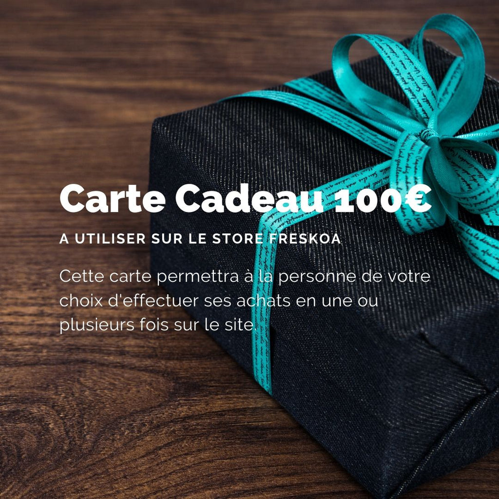 carte cadeau a imprimer - 100 euros by FRESKOA Store - FRESKOA STORE