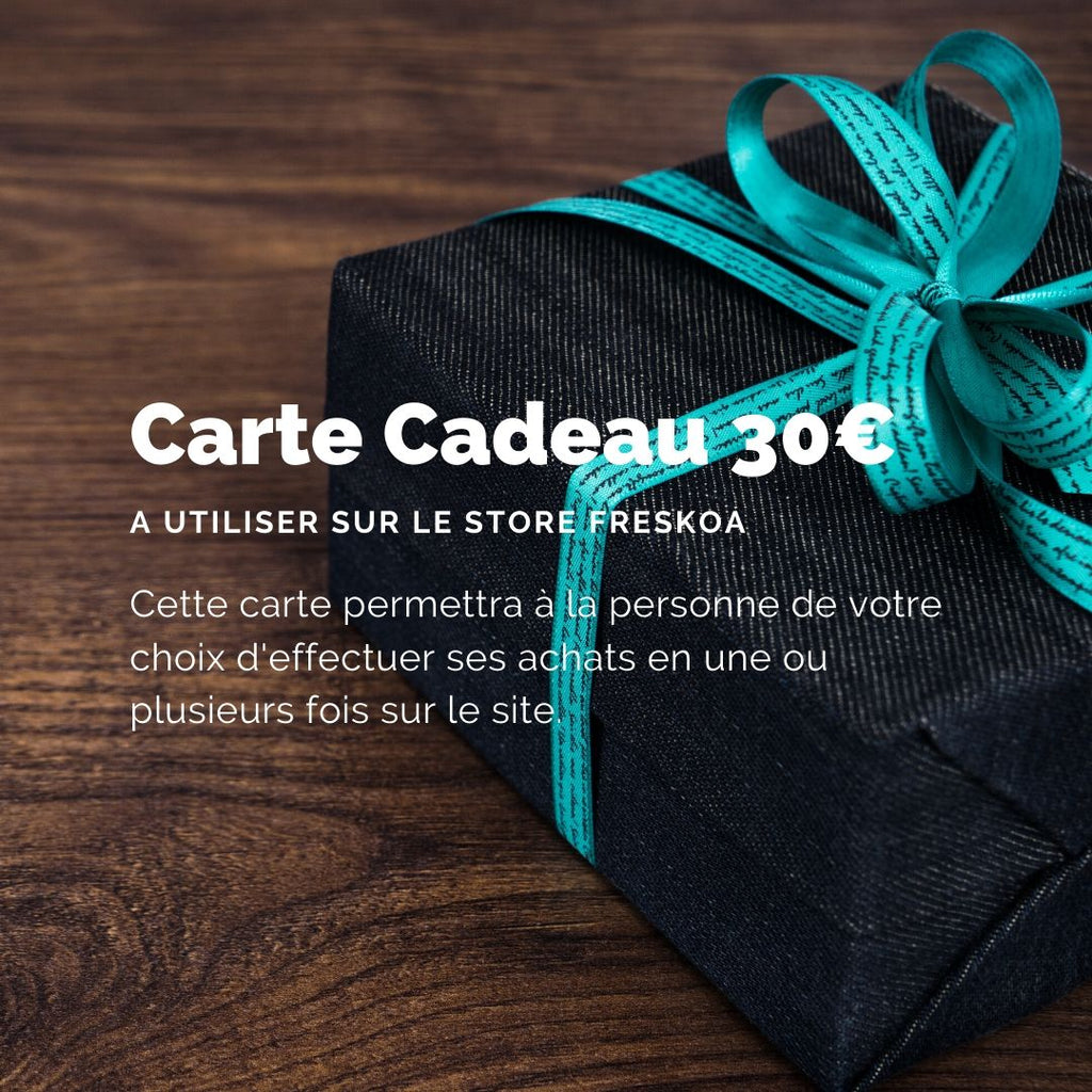 carte cadeau  a imprimer - 30 euros by FRESKOA Store - FRESKOA STORE