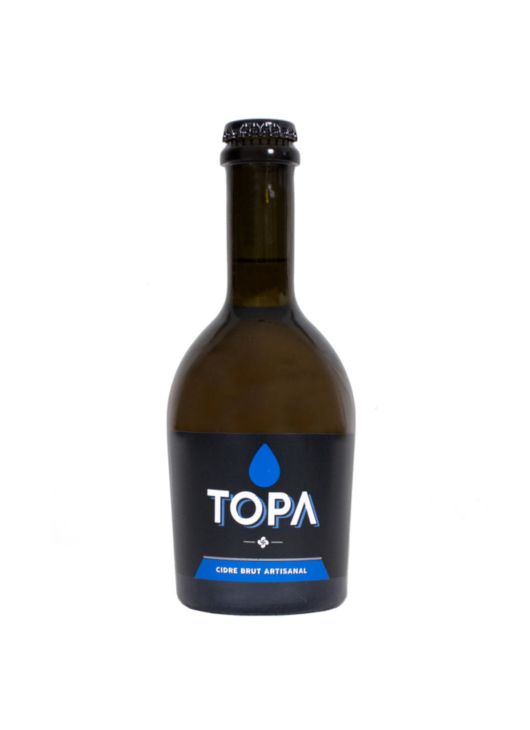 Cidre Brut Topa 33 cl ( 1 bouteille ) by TOPA - Bidart / Labourd - Pays Basque - FRESKOA STORE