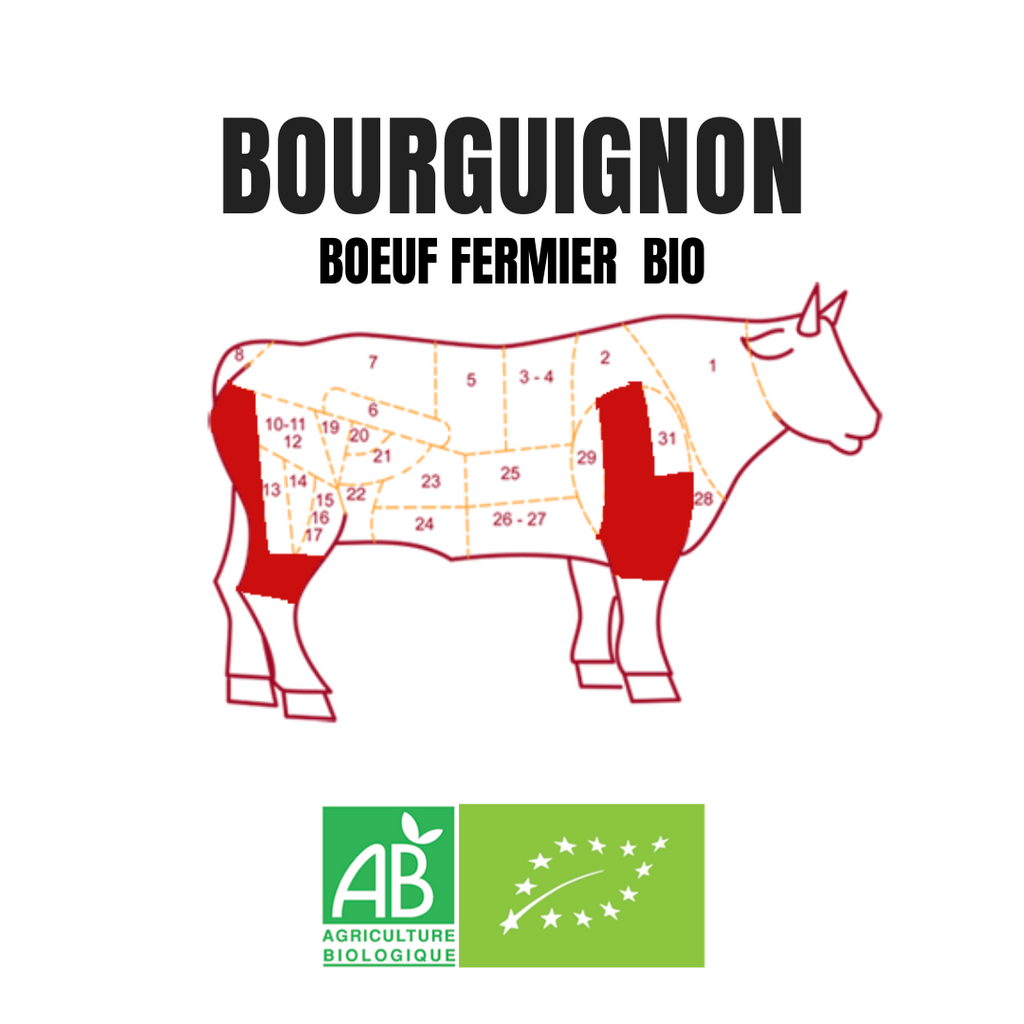 Bourguignon de boeuf fermier BIO by Ferme BIOTZEKO - La Bastide-Clairence / Basse Navarre - Pays-Basque - FRESKOA STORE