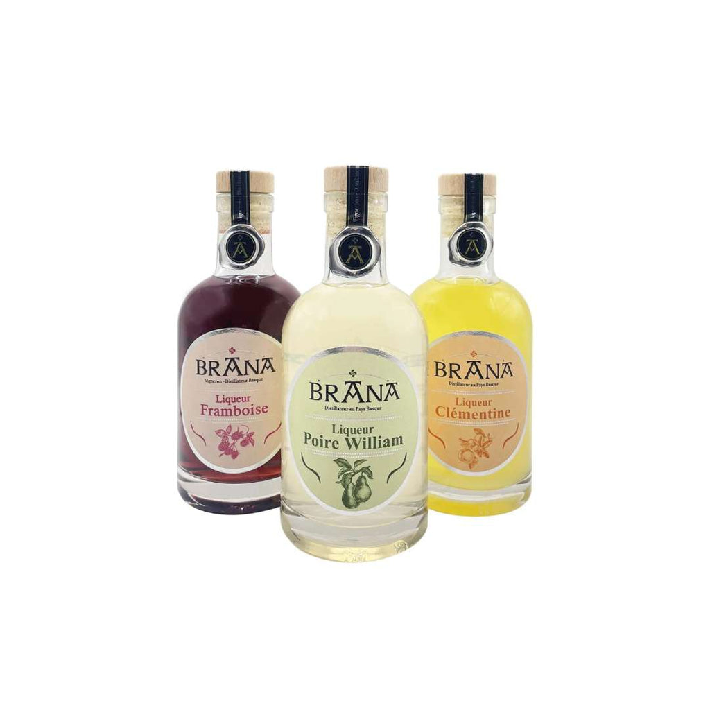 Coffret liqueur 3 fruits 20 Cl Brana