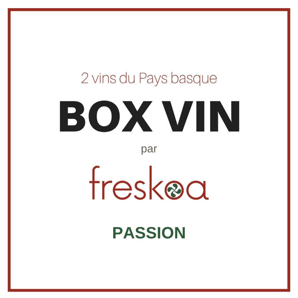 Box vin basque Passion par freskoa : 2 vins du Pays basque
