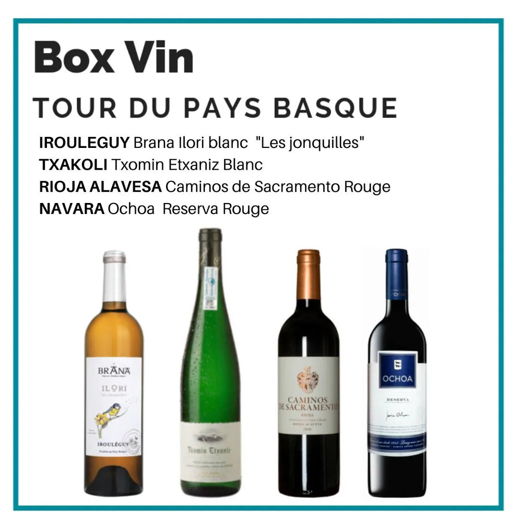 BOX Vin Basque - Un tour du Pays Basque et des vins basques