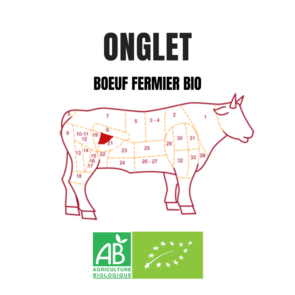 Onglet de boeuf fermier BIO by Ferme BIOTZEKO - La Bastide-Clairence / Basse Navarre - Pays-Basque - FRESKOA STORE