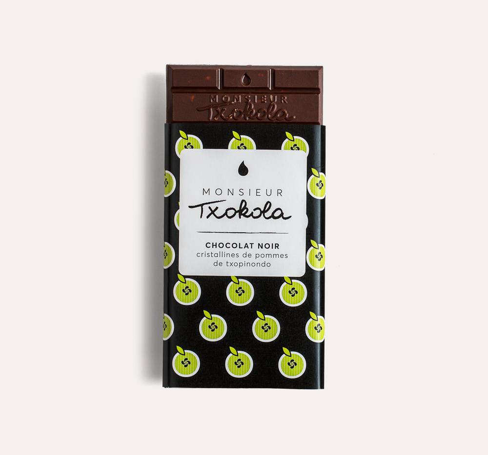 Pommes de Txopinondo in donkere chocolade van Monsieur Txokola - Bayonne/ Labourd - Nederland - FRESKOA STORE